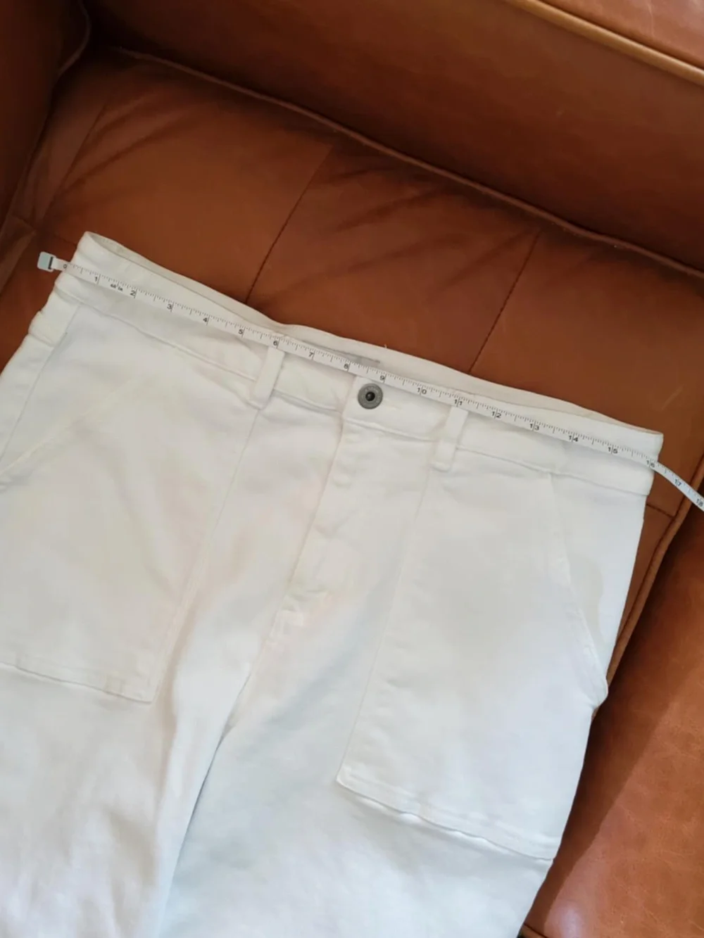 Mica Los Angeles White Wide Leg Jeans Size 31